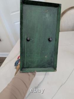 Vtg Balance Toy Santa Sleigh & Reindeer Balancing Metal Folk Art Pendulum Xmas