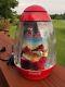 Vtg Coca Cola Christmas Lamp Moving Light Santa Sleigh Reindeer Coke Bottle