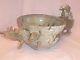 Wood Fired Pottery Bowl Santa Reindeer Sleigh Christmas Art 1970's Nw Pa