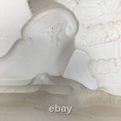 XL Santa Sleigh Reindeer Ceramic Mold Kimple 2576 Christmas HUGE 14x8 MINT