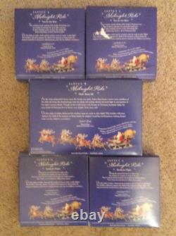 Yr 2005 Hallmark / SANTA'S MIDNIGHT RIDE / SANTA'S SLEIGH & 8 REINDEER / NEW