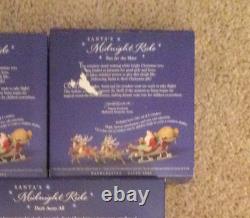 Yr 2005 Hallmark / SANTA'S MIDNIGHT RIDE / SANTA'S SLEIGH & 8 REINDEER / NEW